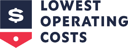 Lowest Operating Costs badge