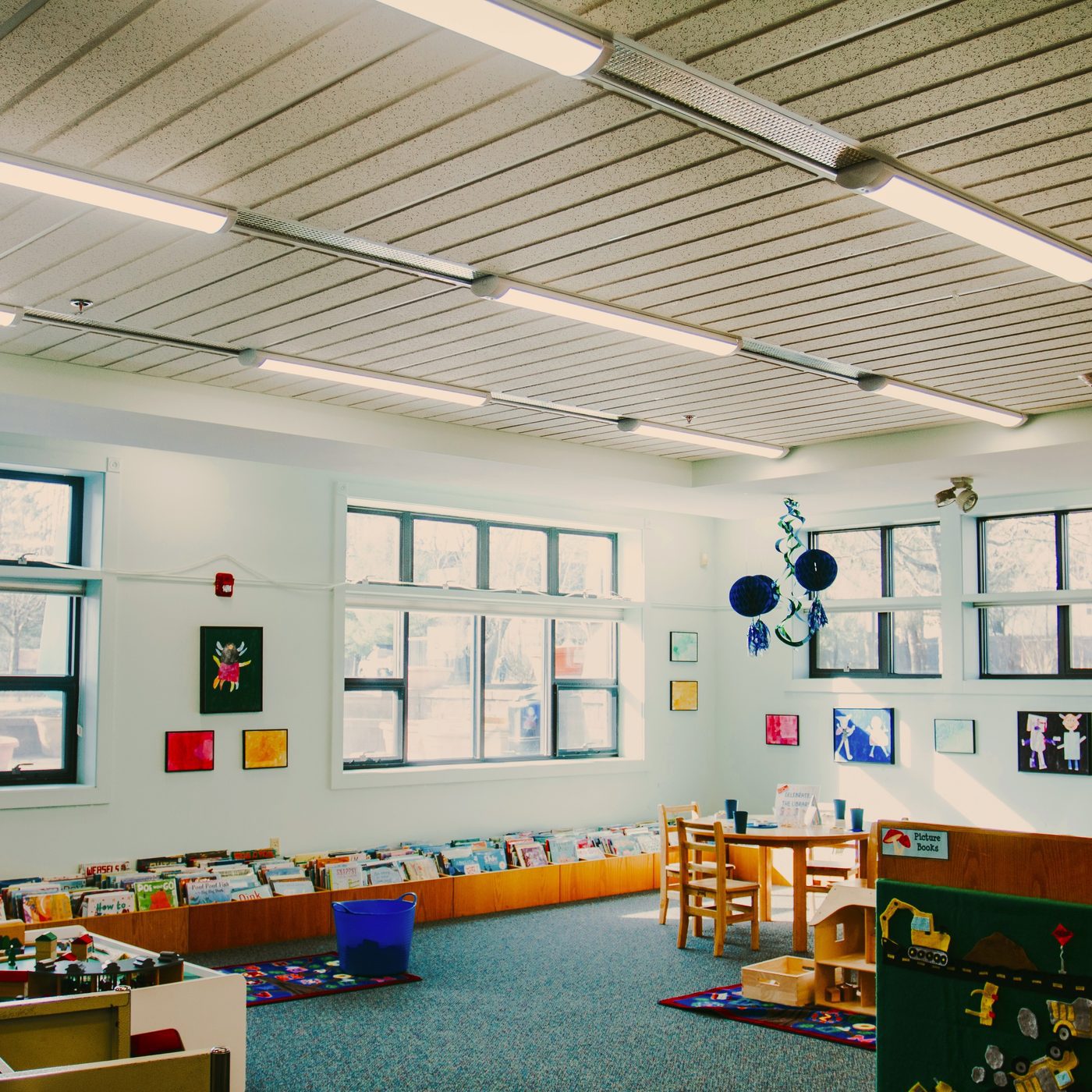 Children's reading room at the Rochester Public Library, Rochester, NH